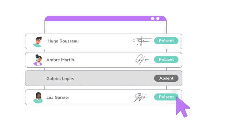 Illustration émargements numériques et signatures électroniques