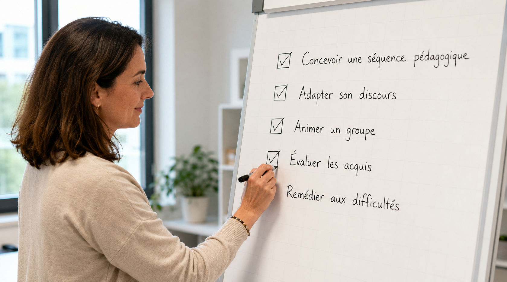 vérification des compétences du formateur