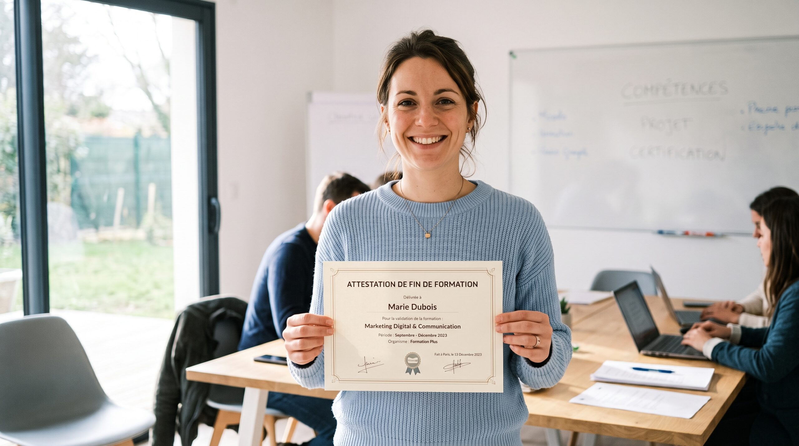 Attestation de fin de formation Teetche